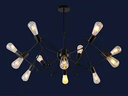 Люстра світильники в стилі loft Levistella 910025-12 BK