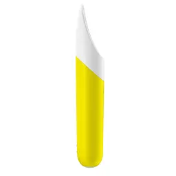 Мінівібратор Satisfyer Ultra Power Bullet 7 (Жовтий): Гнучкий язичок для імітації оральних пестощів та точної стимуляції - мініатюра 4