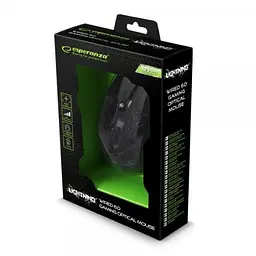 Миша Esperanza MX211 (EGM211R) чорний Optical USB 2400 dpi підсвічування - мініатюра 2