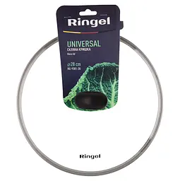 Кришка RINGEL Universal 28 см з металевими ободками та отвором для пару