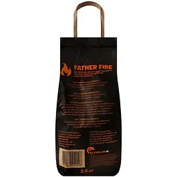Брикети деревновугільні Father Fire 2.5 кг (4820260440028) - мініатюра 2
