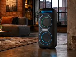 Портативна акустика ZXX-5505 / Переносна колонка LED-підсвічуванням USB / TF / FM / BT / AUX та мікрофоном / Bluetooth колонка - мініатюра 2