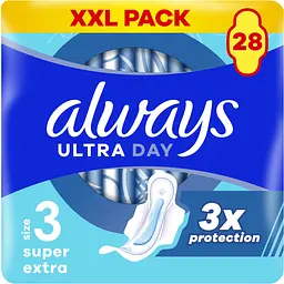 Гігієнічні прокладки Always Ultra Day Super Extra розмір 3, 28 шт.