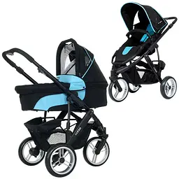 Універсальна коляска 2 в 1 ABC Design COBRA Turquoise-black (3882/212) - мініатюра 3