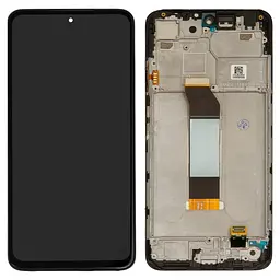 Дисплей Xiaomi Poco M3 Pro, Poco M3 Pro 5G, Redmi Note 10 5G, чорний, з рамкою, .
