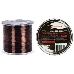 Волосінь Brain Classic Carp Line (dark brown) 600 м 0.28 мм 18 lb 7.9 кг