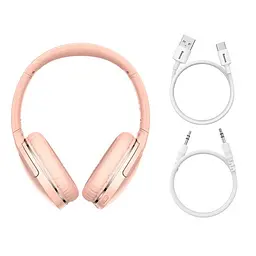 Навушники Baseus Encok Wireless headphone D02 Pro рожеві NGTD010304 - мініатюра 7