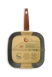 Сковорода гриль TVS Mineralia Eco Induction 28х28 см (BS730282910301) - мініатюра 2