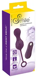 Вагінальні кульки Sweet Smile Remote Controlled, 17 см, фіолетовий - мініатюра 9