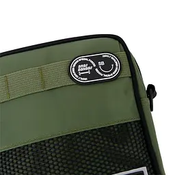 Сумка через плече YES CB-2 Urban Style 20х17х6 см Чорно-зелений (550068) - мініатюра 4