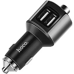 FM-трансмітер Hoco E19 Smart Metal Grey [116005] - мініатюра 2