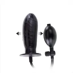 Анальний розширювач Baile Bigger Joy Inflatable Penis 16 см (чорний) - мініатюра 7