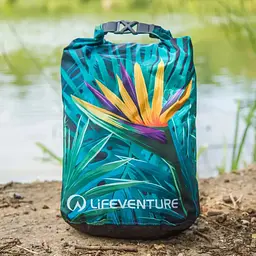 Гермочохол Lifeventure Printed Dry Bag 5 L Темно-зелений - мініатюра 4