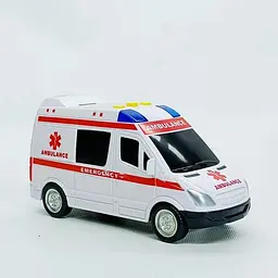 Дитяча автомодель "Швидка допомога" АвтоПром 7994, 17х7 см, звукові та світлові ефекти - мініатюра 4