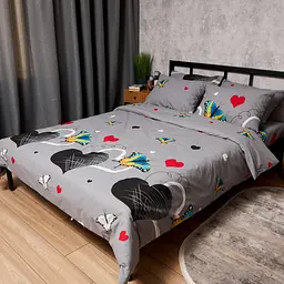 Підковдра Moon&Star Бязь Gold Люкс Butterfly Love Євро 200x220 см - мініатюра 1