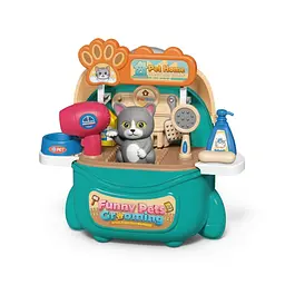 Ігровий набір грумінг-станція з котиком і аксесуарами Funny Pets Grooming YK6654A