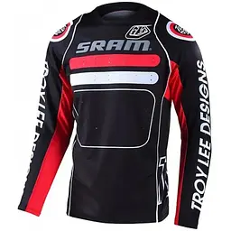 Велоджерсі Troy Lee Designs Sprint Jersey Drop In Sram Black/Red M (1106-323530003)