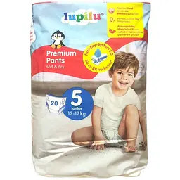 Підгузки-трусики Lupilu Premium soft & dry 5 12-17кг 20шт