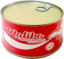 Тунець Malibo Цілий преміум у власному соку 400 г