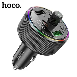 ФМ-передавач адаптер HOCO E82 Guerrero FM-трансмітер модулятор 30W з підсвіткою - мініатюра 6