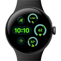 Смарт-годинник Google Pixel Watch 3 45 mm Black Aluminum Case/Obsidian Active Band [120850] - мініатюра 2