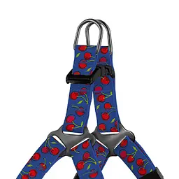 Шлея для собак дрібних порід BronzeDog Urban Fruits Вишні XXS 24-30 см - мініатюра 2