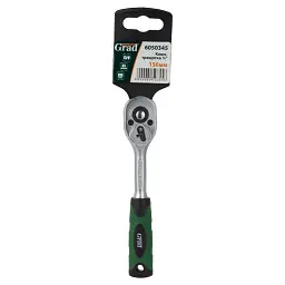 Ключ-тріскачка 1/4" 150мм 45T GRAD (6050345) - мініатюра 5