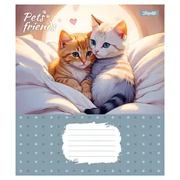 Набір зошитів 1 вересня Pets Frinds А5, 18 аркушів 25 шт. (768070) - мініатюра 4