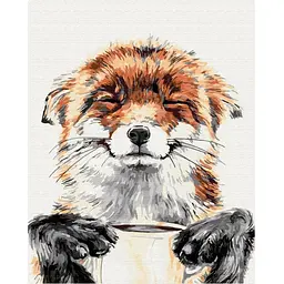 Картина за номерами Brushme Задоволена лисичка BS32220, 40х50см