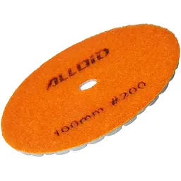 Круг алмазний Alloid Building Tools Hexagon шліфувальний на липучці 100 мм зерно 200 (DD-63388) - мініатюра 3