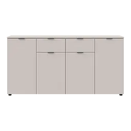 Комод Doros Рон 7 4 фасади 2 шухляди Кашемір 160х38х81 (41516049) - мініатюра 2
