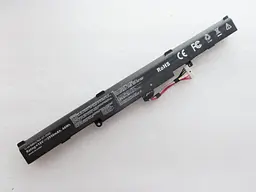 Акумулятор для ноутбука Asus X450J A41-X550E, 2600 mAh, 4cell, 14.4V, Li-ion, чорний - мініатюра 4