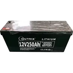 Аккумуляторная батарея для ИБП Matrix 12.8 V / 250 А*ч (MLR 12250)