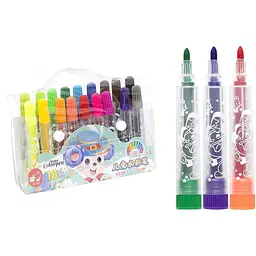 Фломастери Water Color Pen 18 кольорів, 1103-18, у сумочці (в асортименті)