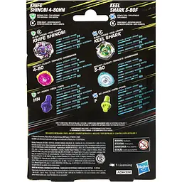 Набір іграшковий Hasbro Beyblade X Dual Pack Set з двох дзиґ (F9586_G0190) - мініатюра 4