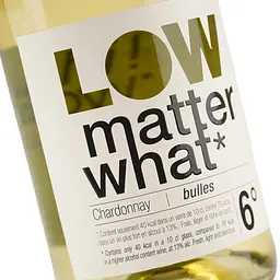 Вино ігристе Cordier Low Matter What Chardonnay біле напівсухе 0.75 л - мініатюра 5