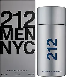Туалетна вода Carolina Herrera 212 Men 200 мл