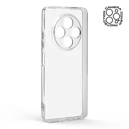 Прозрачный чехол для TECNO Spark 30 4G (KL6) с защитой камеры, тонкий, силиконовый, бесцветный, ударопрочный, противоударный бампер с закрытой камерой, ArmorStandart (ARM81362) - мініатюра 2