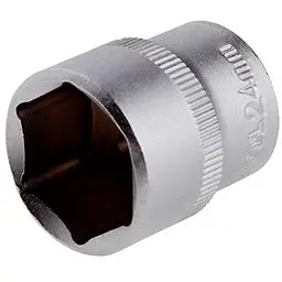 Головка торцева шестигранна Intertool 24мм x 1/2" матова