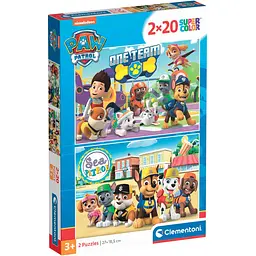 Пазл 2 в 1 Clementoni Paw Patrol: 2 шт. по 20 елементів (24779)