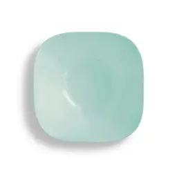 Салатник піала Luminarc Carine Light Turquoise склокераміка квадратна бірюзова 14 см (V5280) - мініатюра 3
