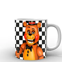 Кухоль GeekLand Five Nights At Freddys П'ять ночей з Фредді постер FN.02.058 330 мл білий - мініатюра 2