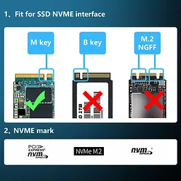 Плата - адаптер Fenvi SSD-X4 для дисків M.2 NVMe SSD PCI-E 4.0*4 для 2230 / 2242 / 2260 / 2280 - мініатюра 4