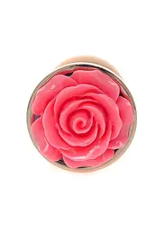 Анальна пробка Jewellery Red Gold PLUG ROSE-Pink Boss Series 64-00127 98273 - мініатюра 7