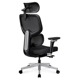 Офісне крісло Mealux D2 Air Fabric Black (HF-D2 F/B) - мініатюра 6