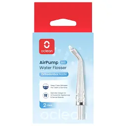 Насадка для іригатора Oclean Nozzle for A10-Orthodontics 2 шт (6970810556131) - мініатюра 2
