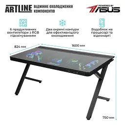 Комп'ютер в столі Artline Overlord DESKPro Windows 11 Pro (DESKProv06Win) - мініатюра 6