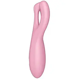 Кліторальний смарт вібратор Satisfyer Threesome 4 Pink із трьома пальчиками - мініатюра 3