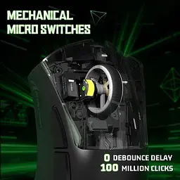 Миша Attack Shark V3 Wireless (AS-6972792472614-B) Black (G-000004413) - мініатюра 4