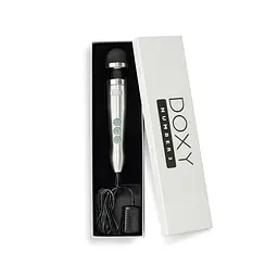 Вібромасажер DOXY Die Cast 3 Silver (Satin), дуже потужний, живлення 220В, металевий корпус